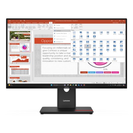Lenovo ThinkVision T27-40 27 IPS 1920 x 1080 (Full HD) VGA (HD-15) HDMI DisplayPort 120Hz